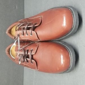 Nunn Bush Brown Leather Oxford Shoes Comfort Gel